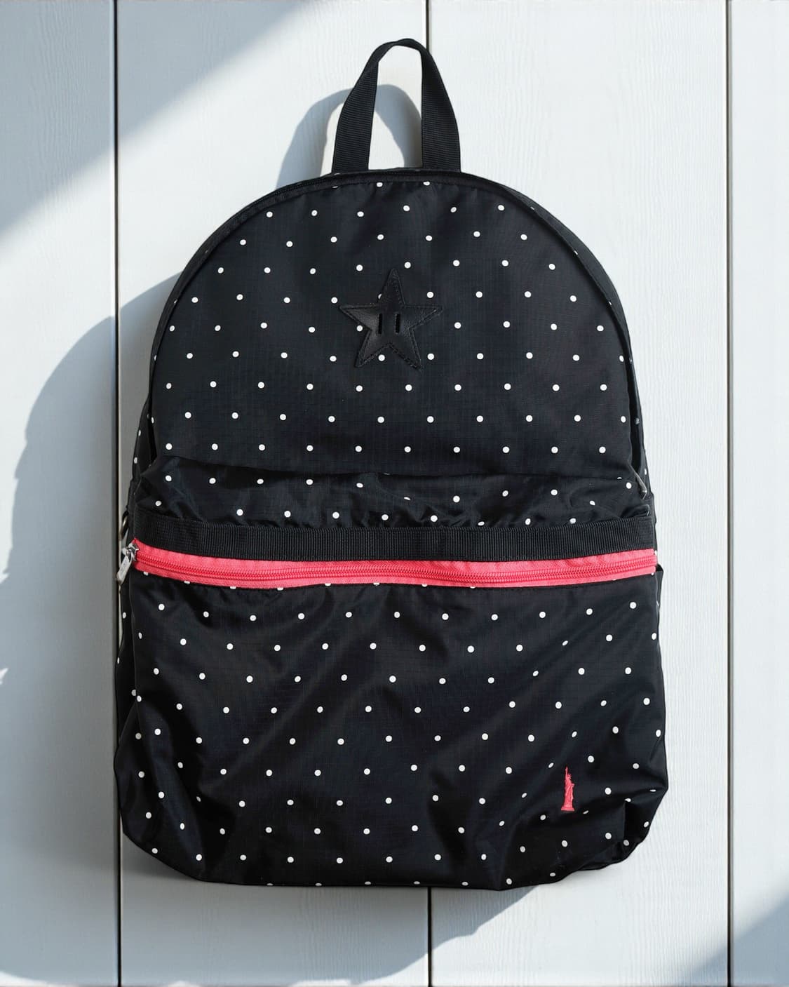[EASTBOY] 스타 패치 립스탑 나일론 도트 백팩 상품이미지1
