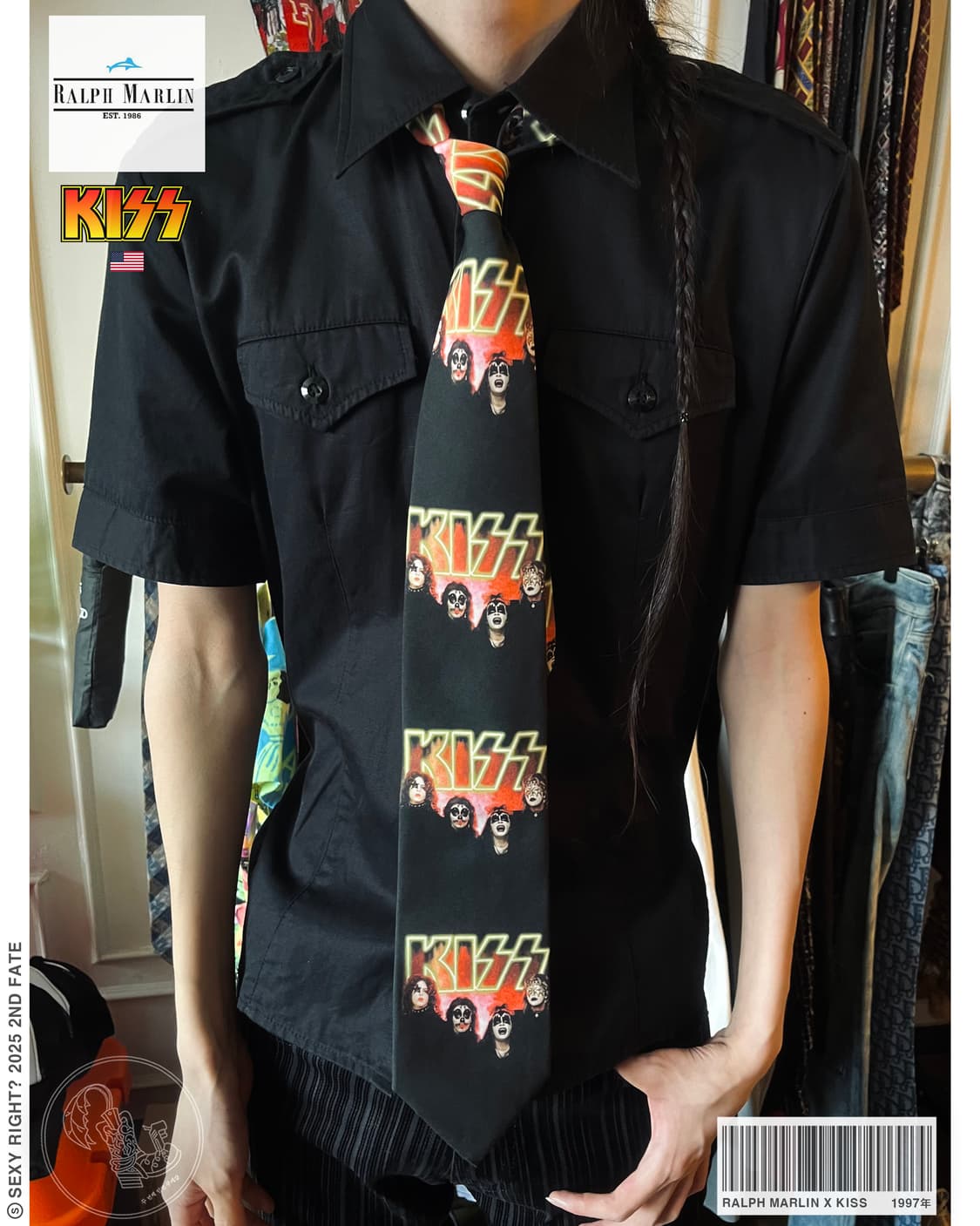 1997年 Ralph Marlin X KISS Neck-tie 상품이미지1