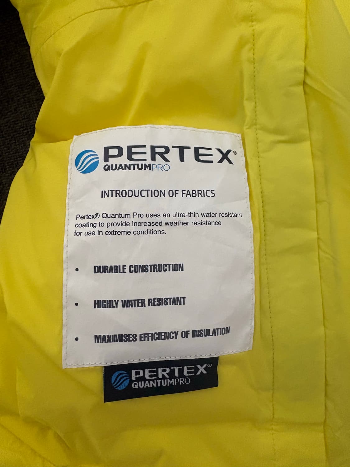 페치선데이 패딩 베스트 노란색  상품이미지3