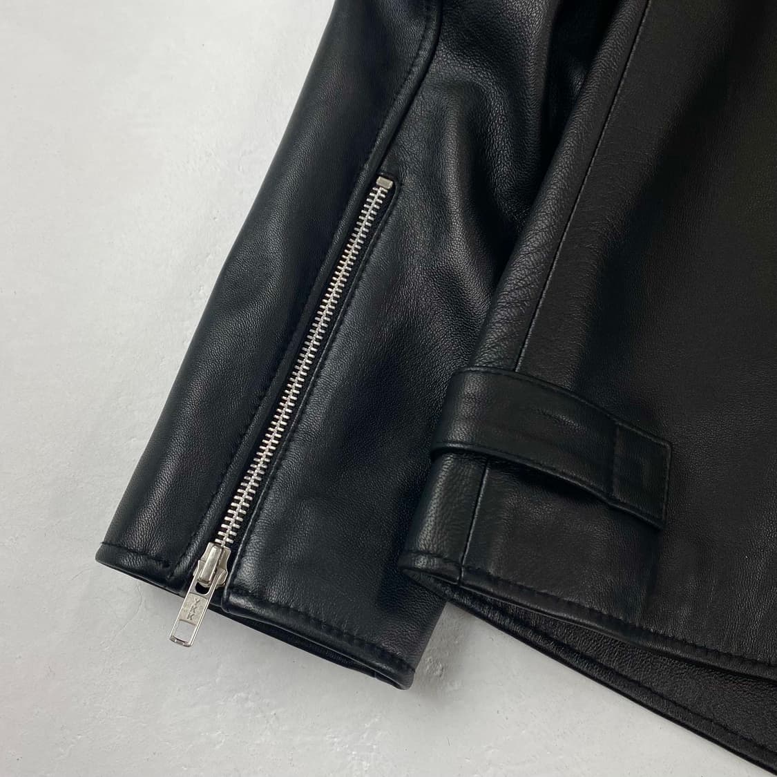 도프제이슨 블랙 양가죽 레더 자켓 (105) 상품이미지5