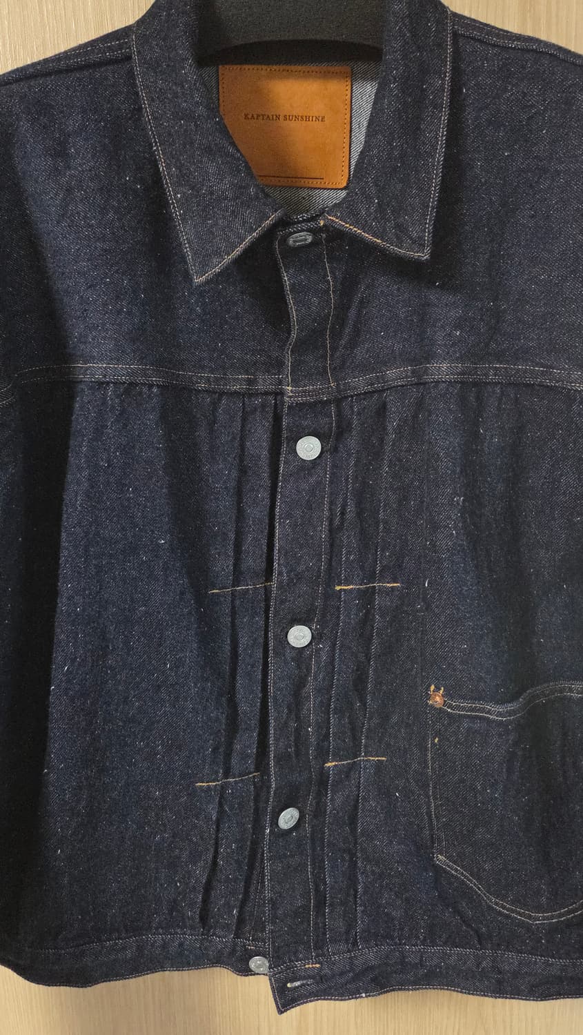 (착샷) 캡틴선샤인 타입1 트러커 데님 자켓 25fw 상품이미지3