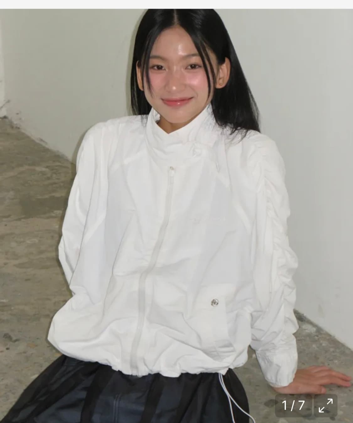 (새제품) 론론 ronron 버클 시링 윈드 점퍼 자켓 상품이미지7