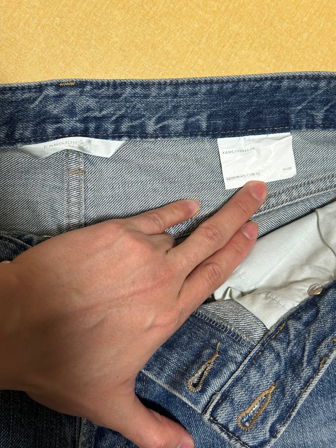 강정석 타입3 데님 블루 34 상품이미지6