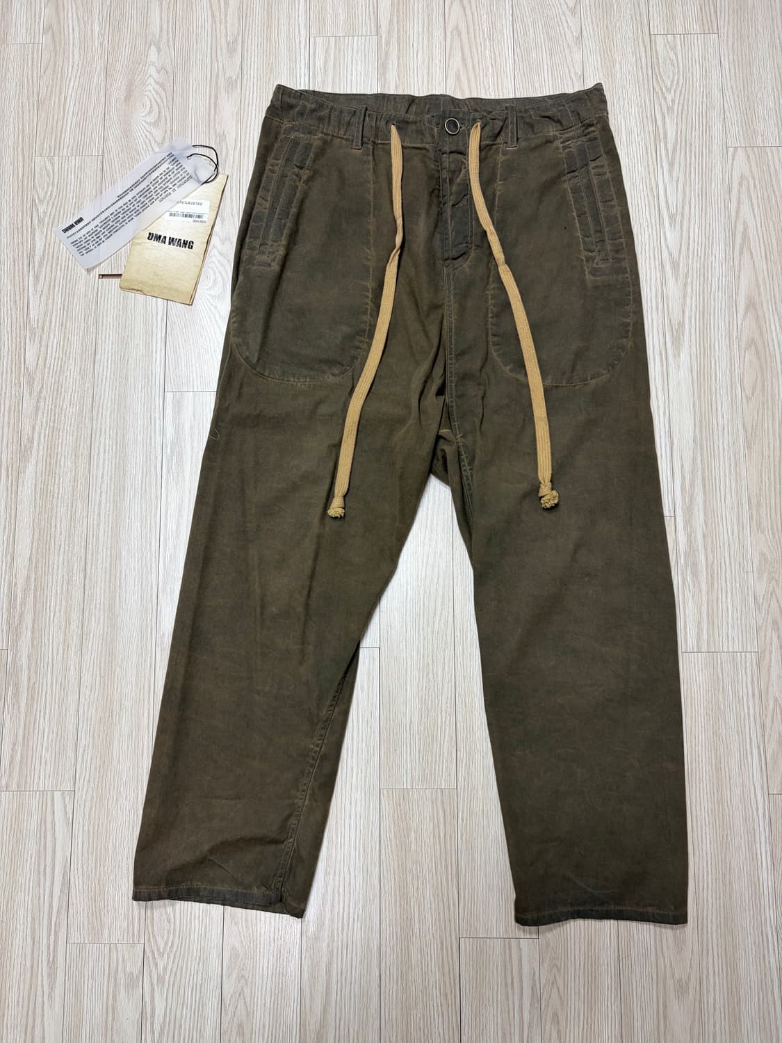 [L] Uma wang 23SS 우마왕 잭 트라우저 아미 그린 상품이미지2