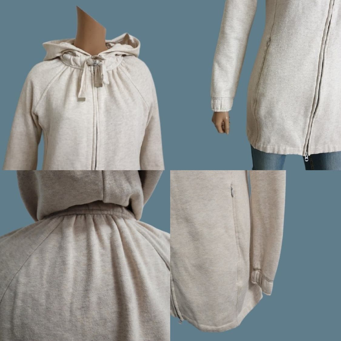 매장판 AX 알마니익스체인지 기모 후드집업 롱자켓 여성 F
​ 상품이미지4