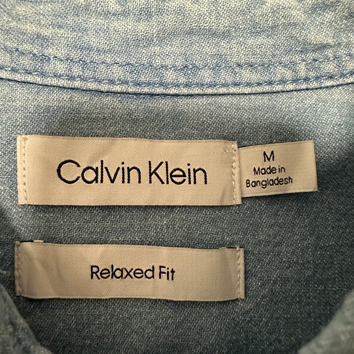 CALVIN KLEIN denim shirt vintage 상품이미지4