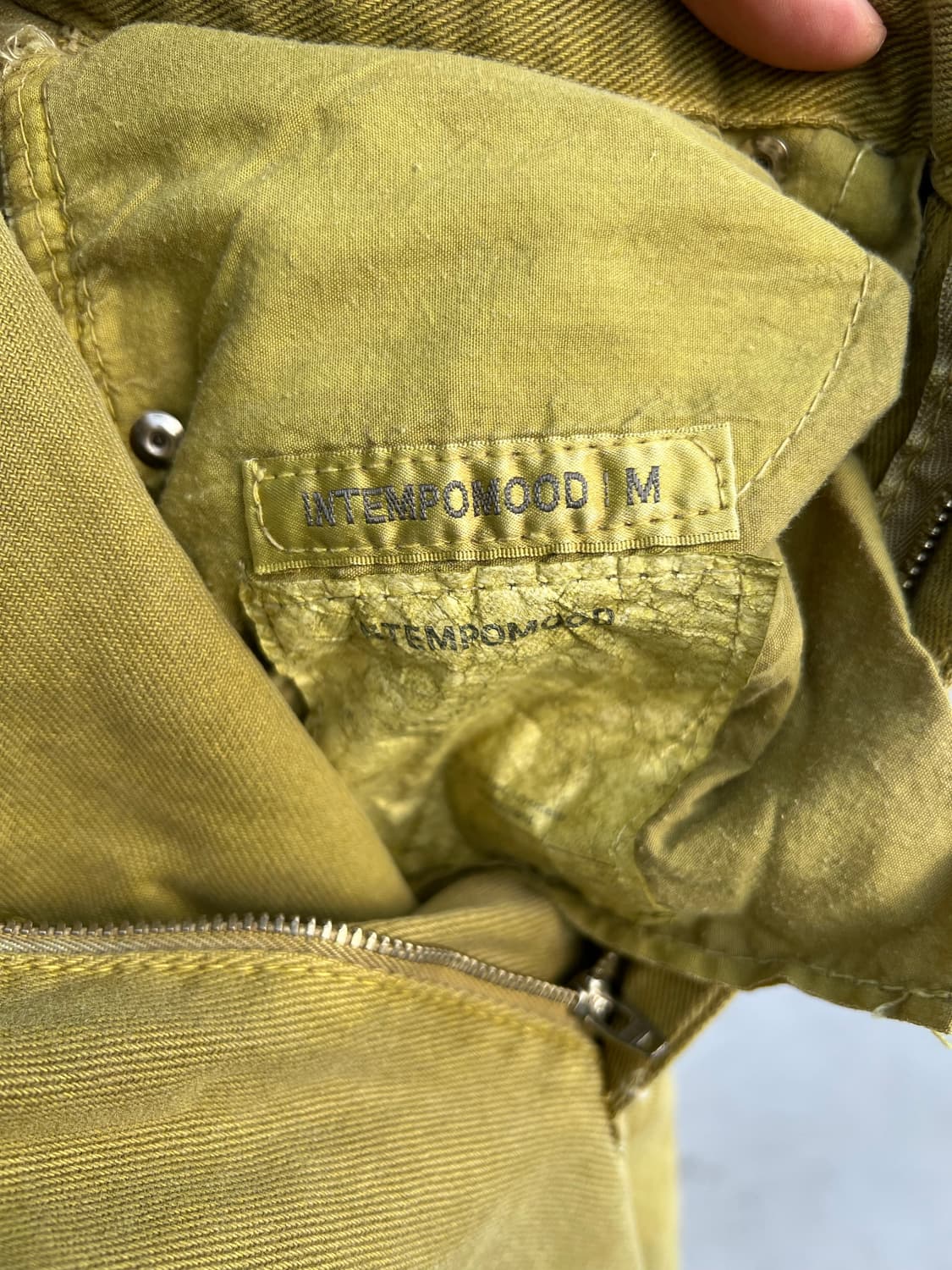 인템포무드 어글리다잉 팬츠 모스올리브 L 상품이미지7