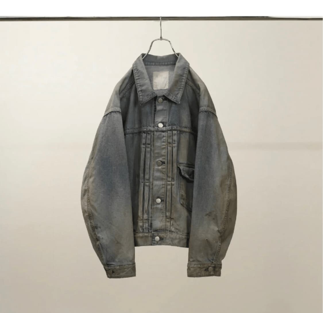 안셀름 에이징 데님 자켓 (인디고) 3사이즈 상품이미지2