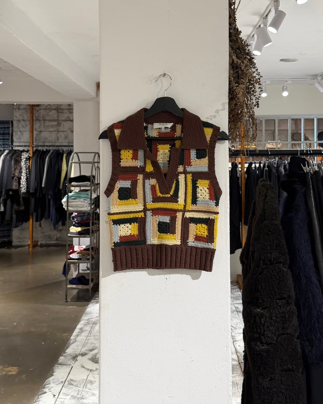 씨 뉴욕 브라운 아그네스 크로쉐 베스트 상품이미지1