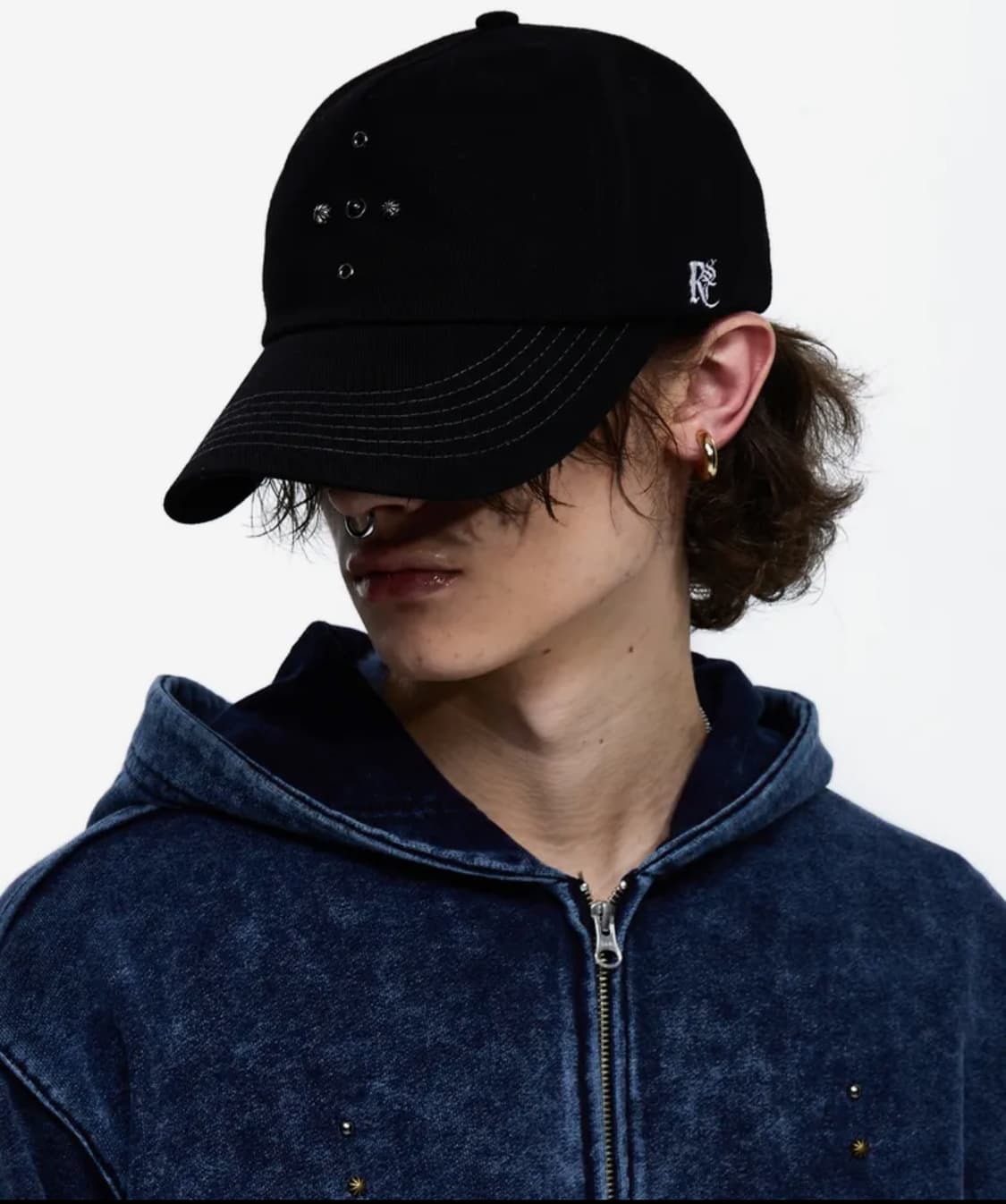 알에스에스씨 웨스턴 리벳 볼캡 블랙 새상품  상품이미지1