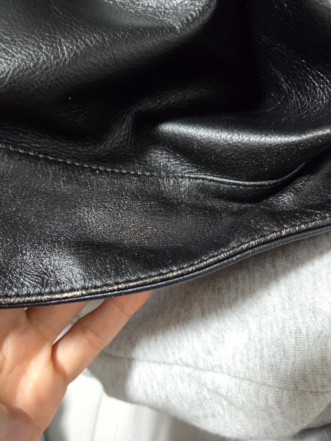 호아테 퍼티그가죽자켓 상품이미지5