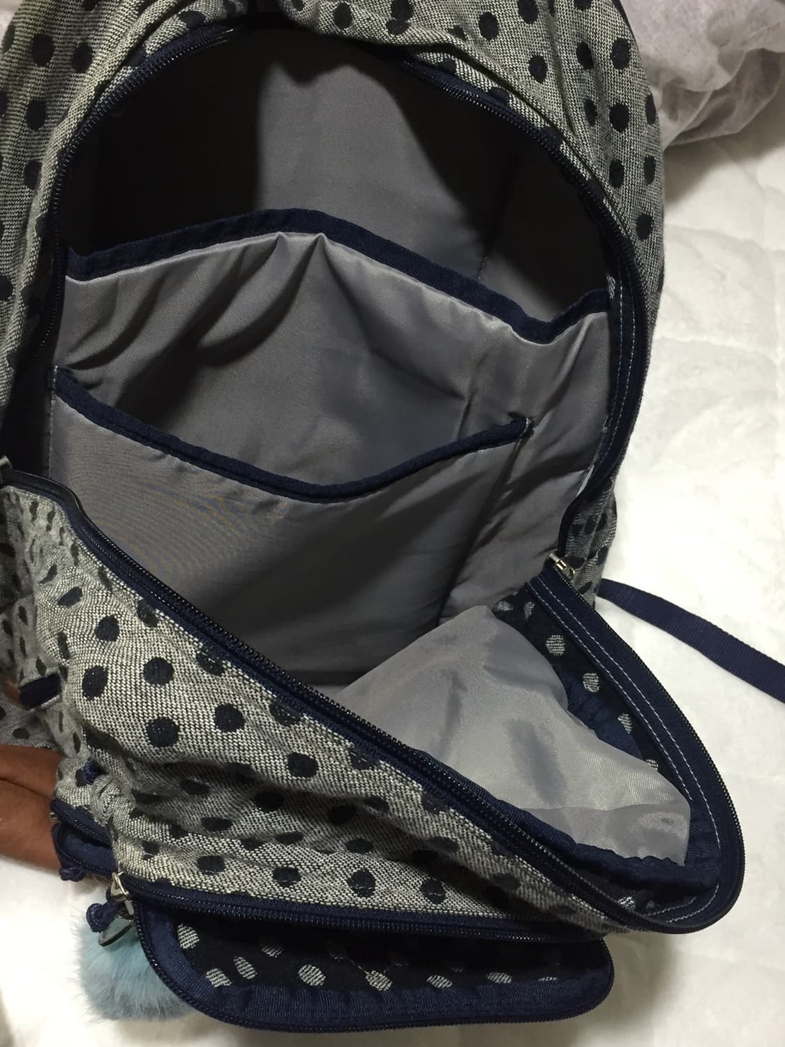 잔스포츠 도트 땡땡이 가방 백팩 상품이미지4