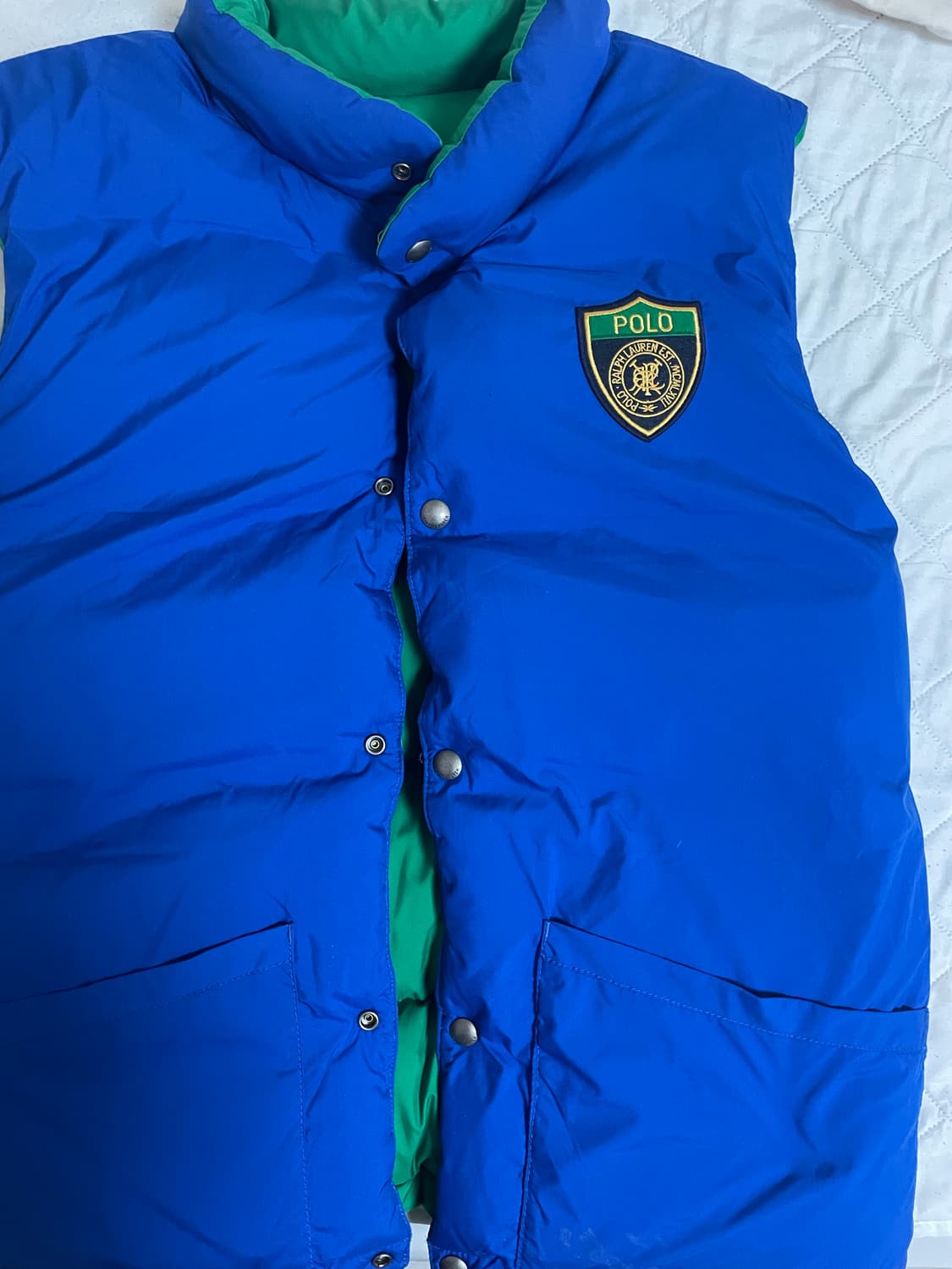 폴로 리버서블 조끼패딩 상품이미지3