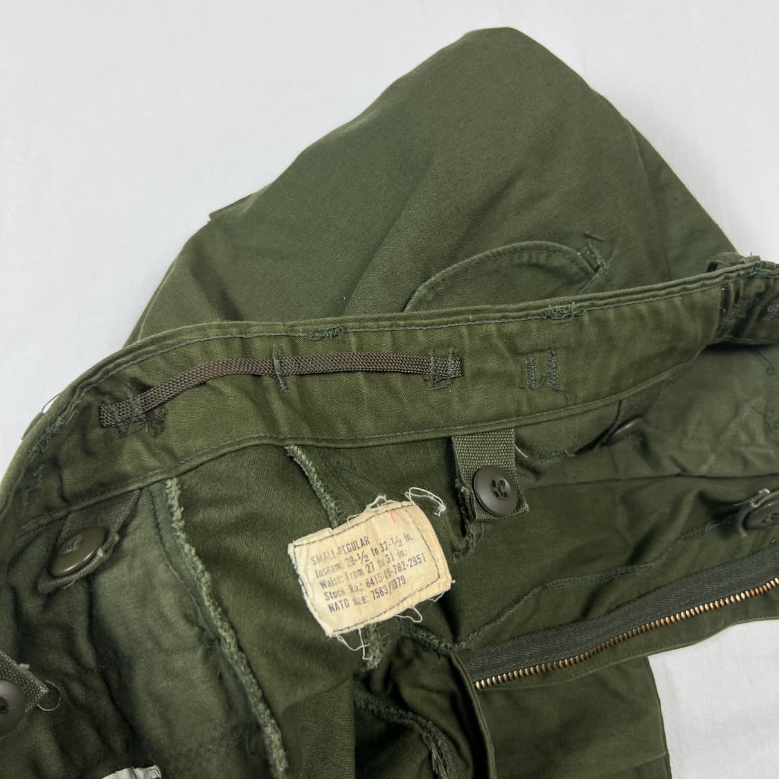 70’s winfield mfg co m65 밀리터리 카고팬츠 바지 상품이미지9