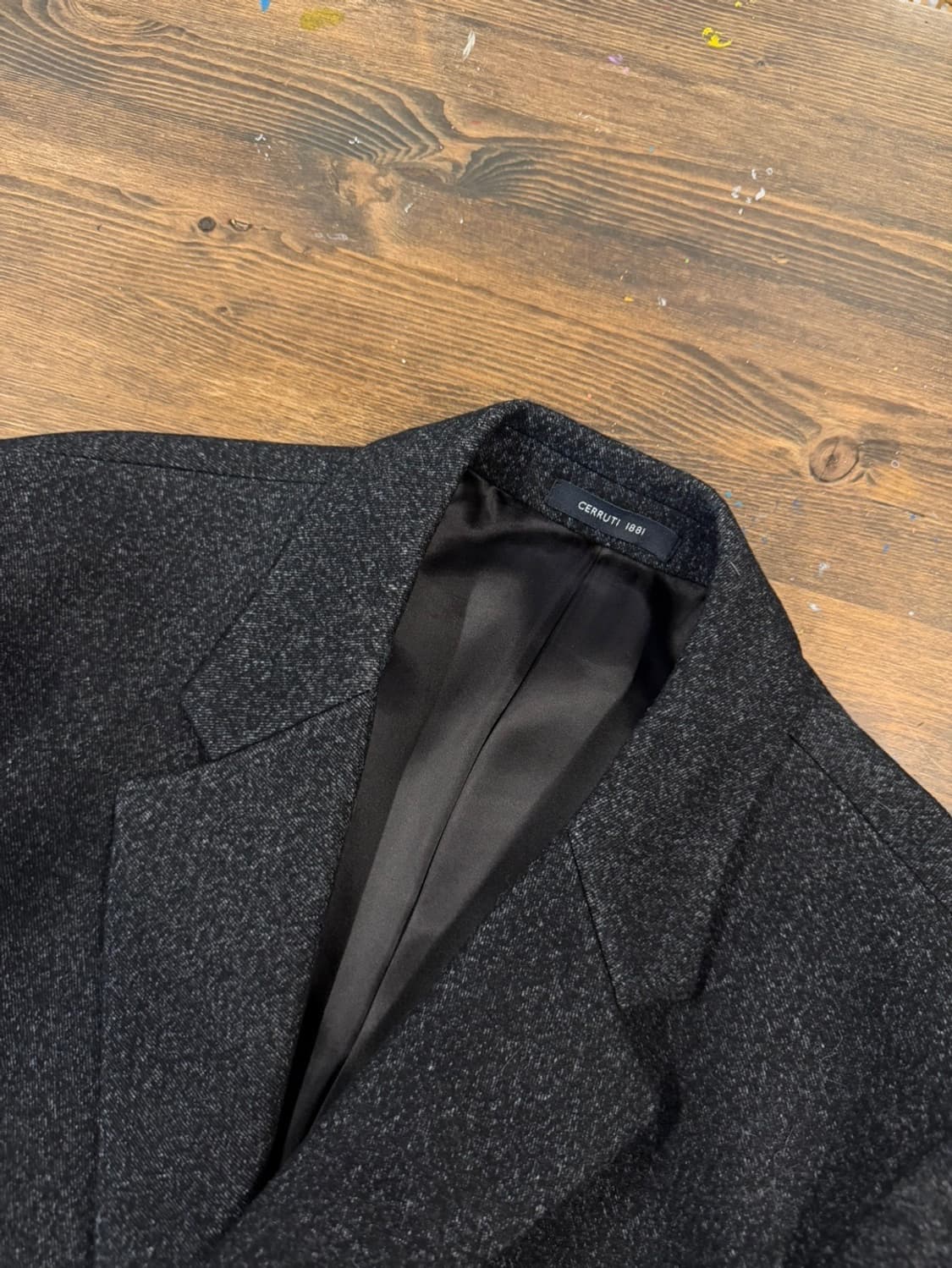 세루띠 커버트울 체스터필드 코트 100 상품이미지5