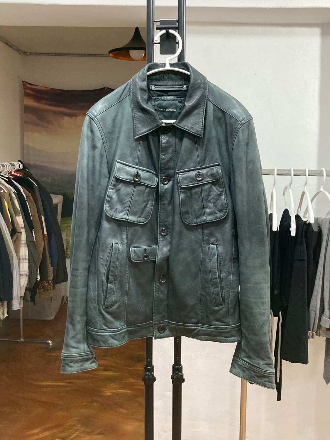 나노 유니버스 레더 자켓 상품이미지7