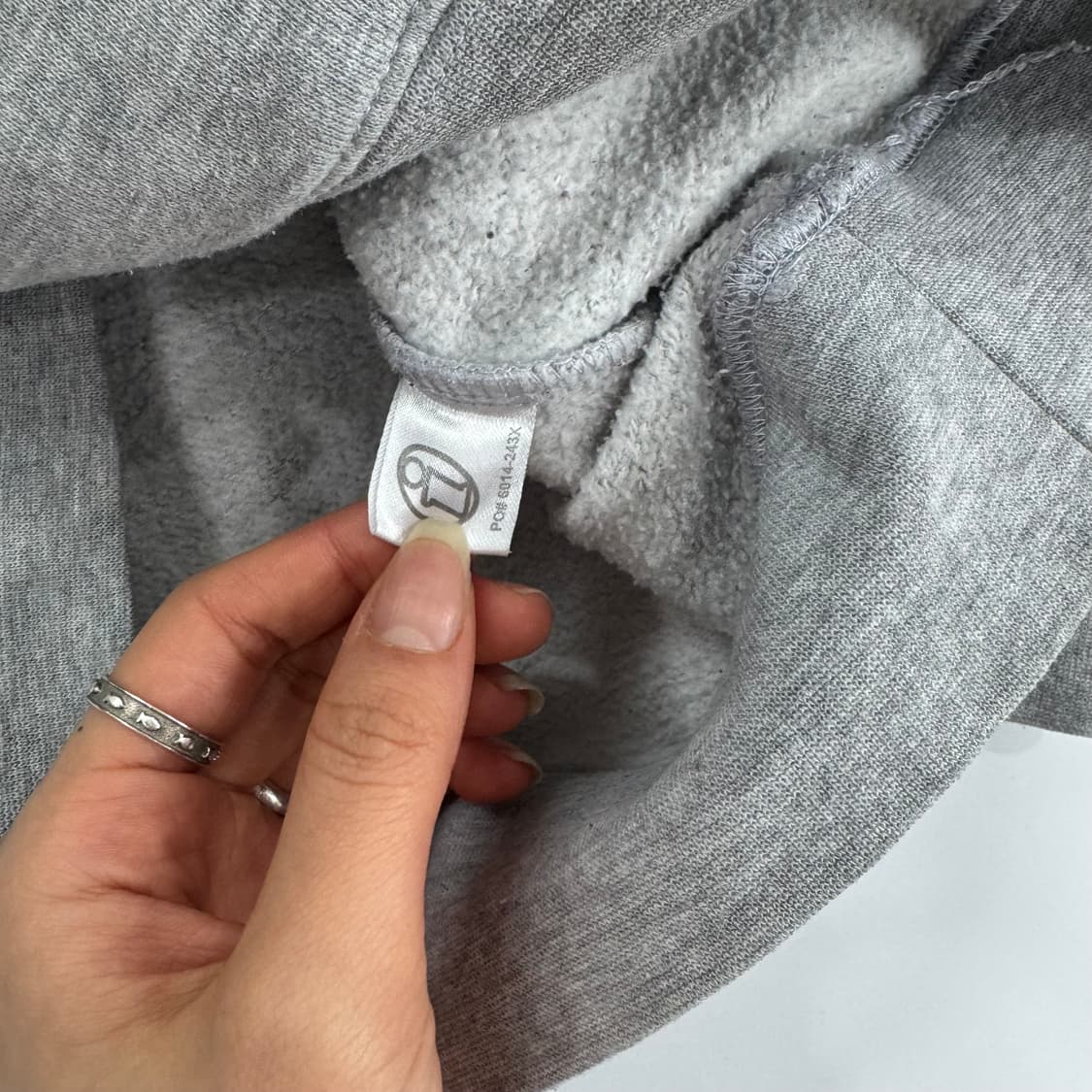 Obey 오베이 백포인트 그레이 후드티 상품이미지8