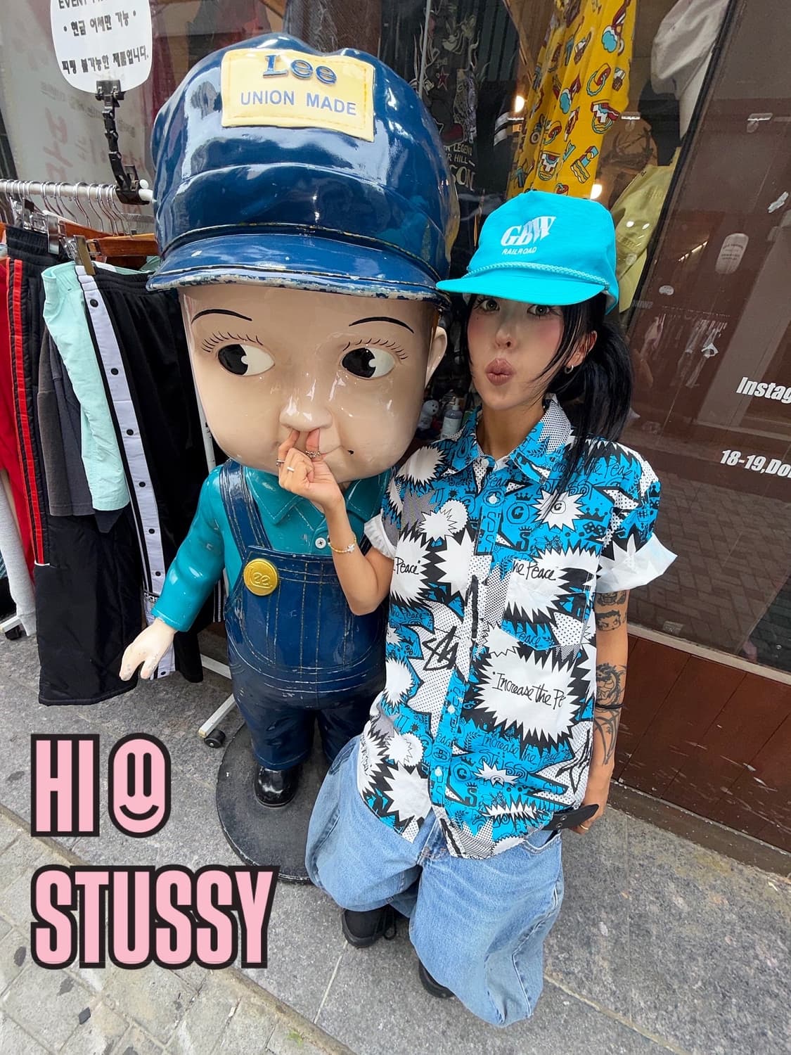 Stussy 00s Multi Pattern Shirt ! 상품이미지1
