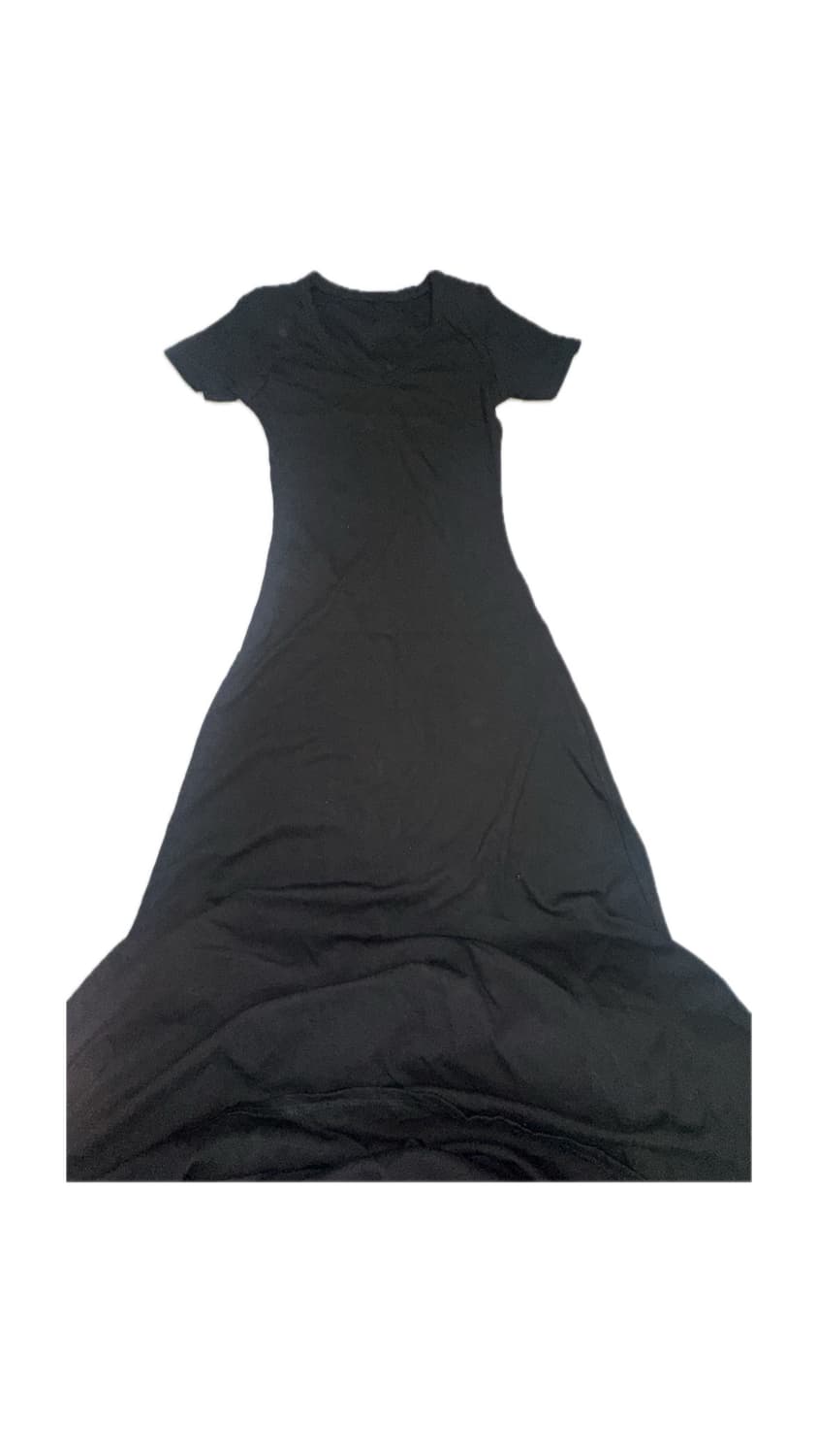 메이블린 반팔 롱 원피스 상품이미지2