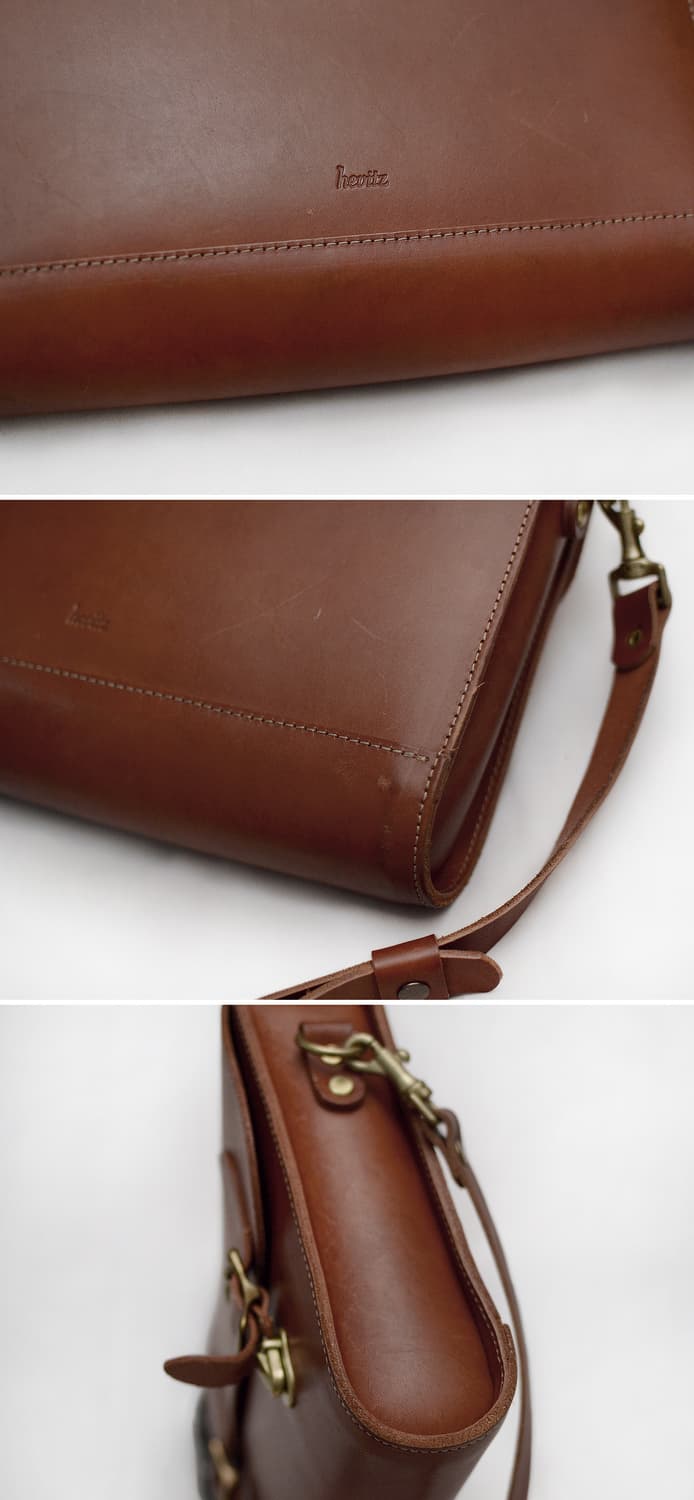 헤비츠 103 핸드메이드 베지터블 레더 타블릿 브리프 상품이미지9