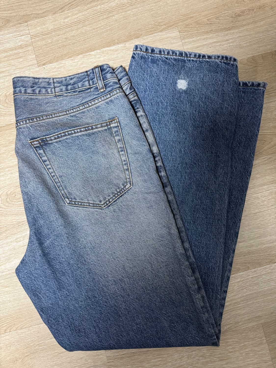 오토매틱포더피플 워시드 데님 3사이즈 상품이미지1