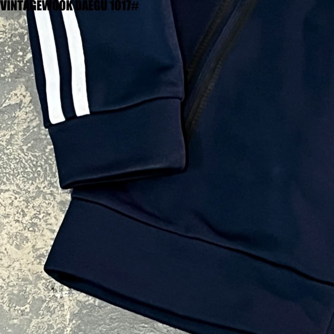 아디다스 져지집업 네이비  상품이미지5