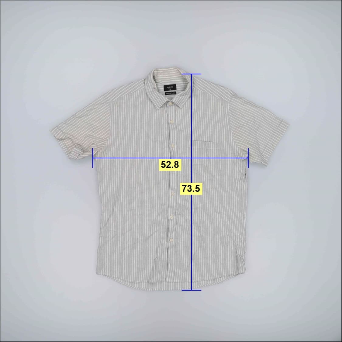 100 갤럭시 스트라이프 반팔 셔츠 0423H1 상품이미지7