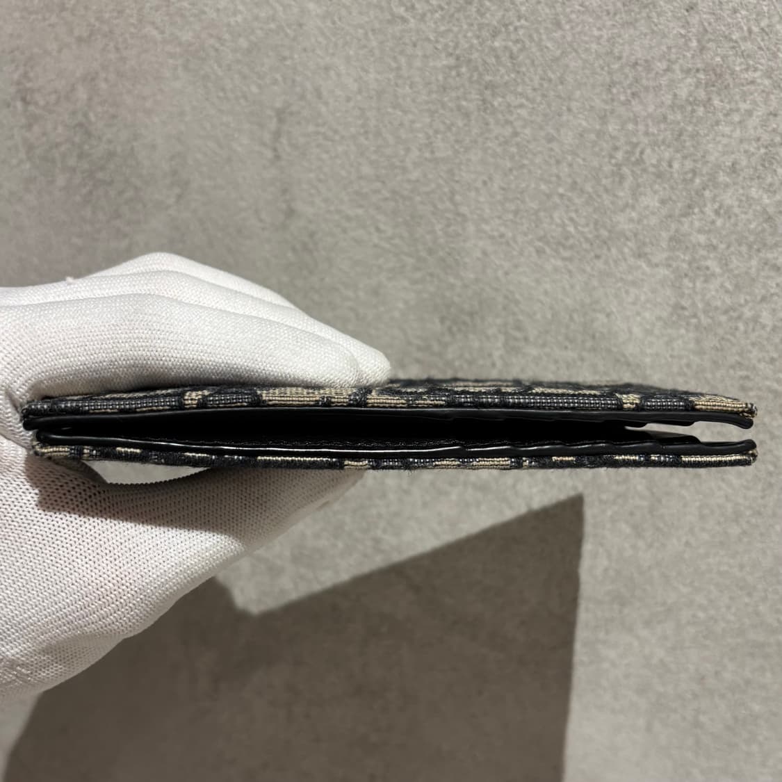 A+ OS사이즈 디올 오블리크 롱 오거나이저 베이지 상품이미지5