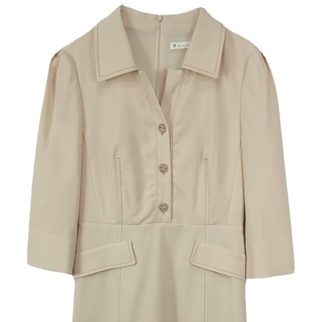 [잇미샤] 22 S/S 브이넥 롱 원피스 M19800 상품이미지4