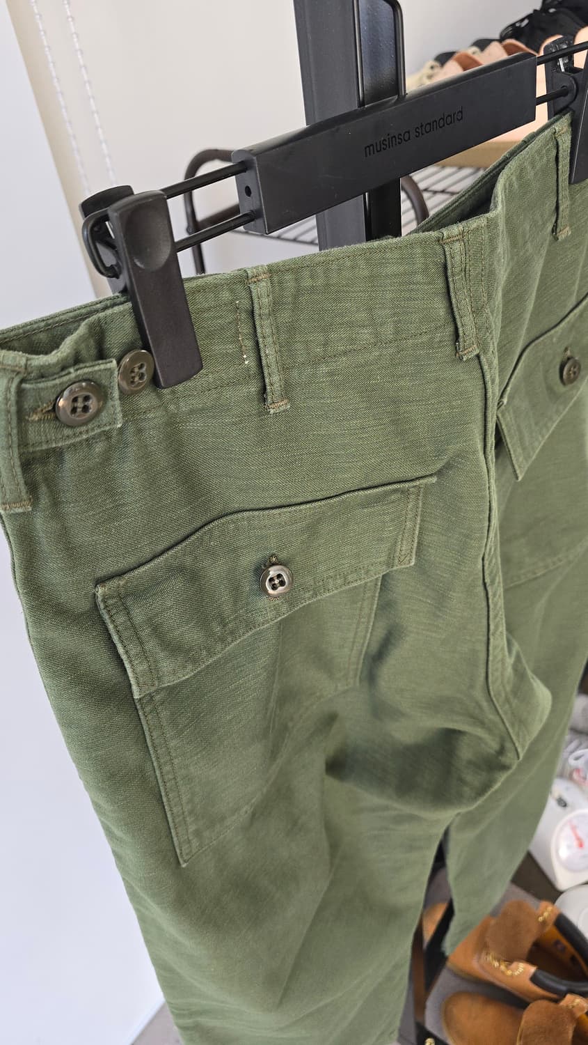 [오어슬로우] 퍼티그 팬츠 레귤러핏 그린 01-5002-16 상품이미지4