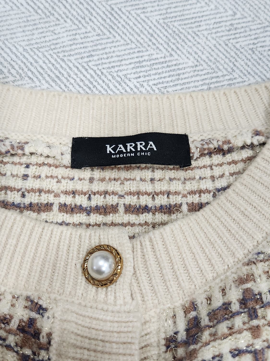 KARRA 카라 트위드 가디건 77 상품이미지5