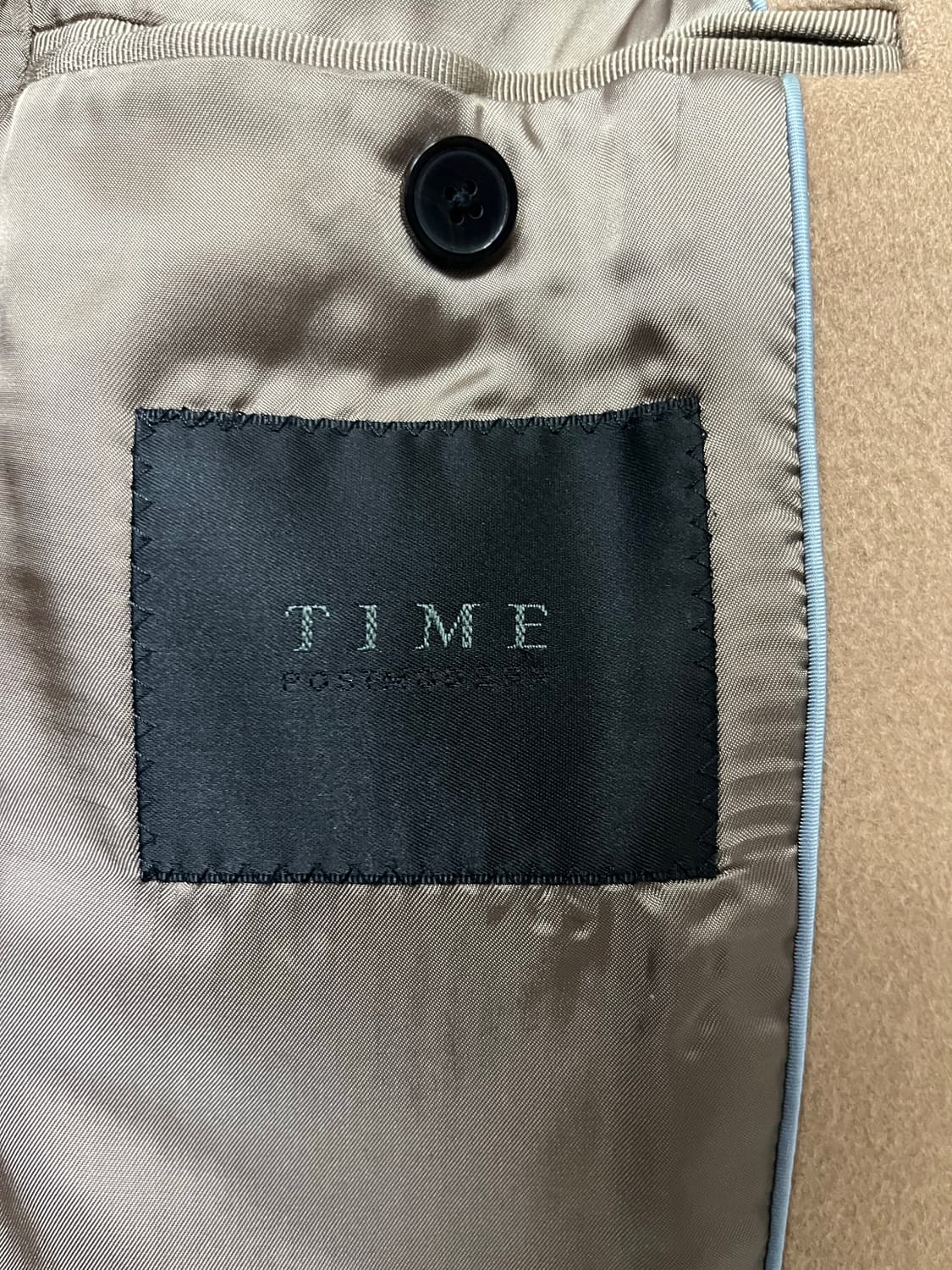 타임옴므 베이지 캐시미어 코트 100사이즈 상품이미지6