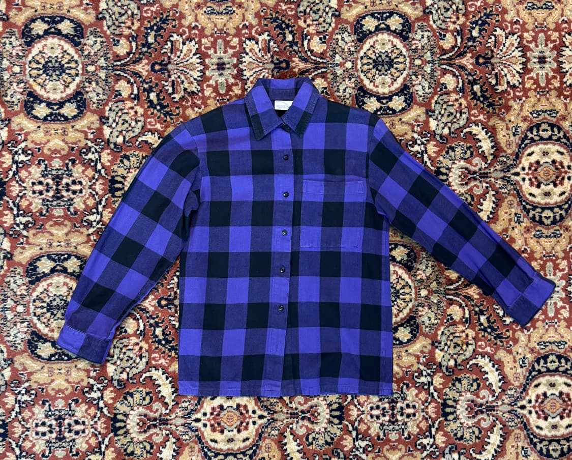 빈티지 플란넬 셔츠 XS~S (587) 상품이미지2
