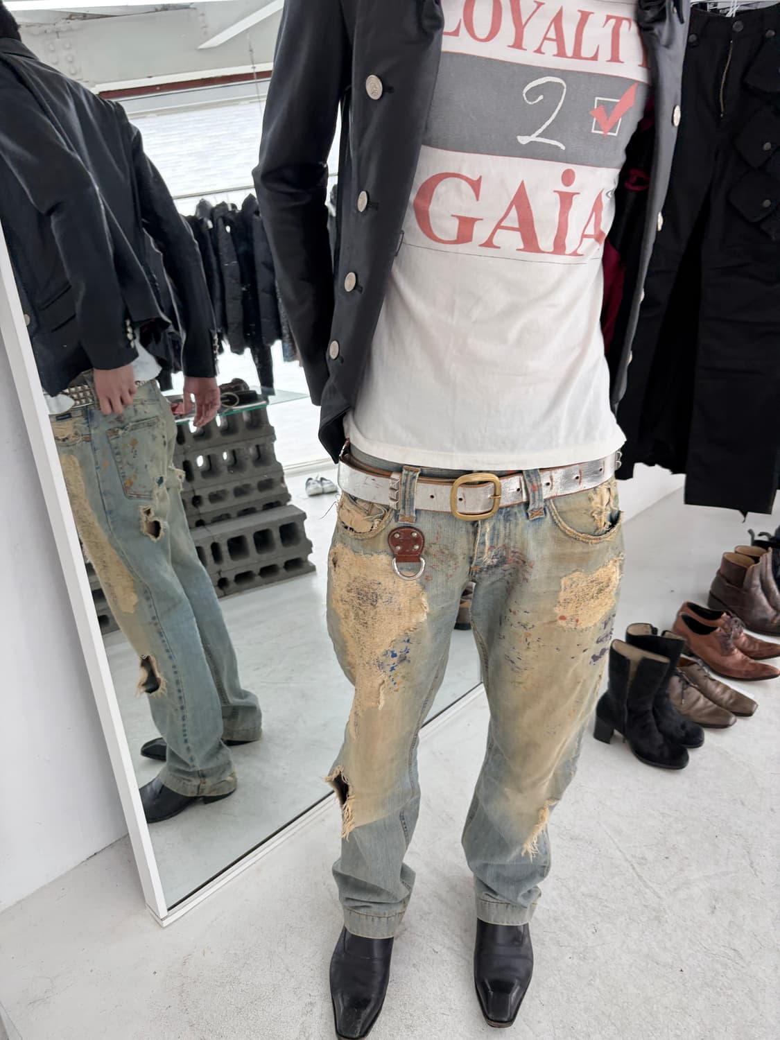 노아이디 나플레옹 레더 자켓 상품이미지6