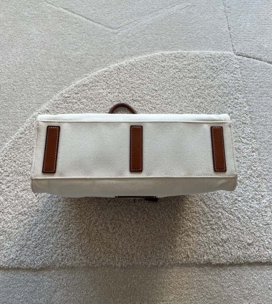 폴로 랄프로렌 캔버스 레더 테슬 토트백  상품이미지6