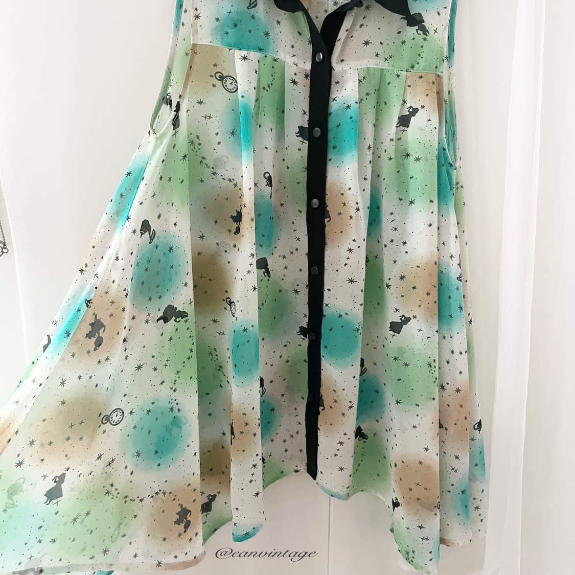 antique pattern color dot sleeveless 상품이미지4