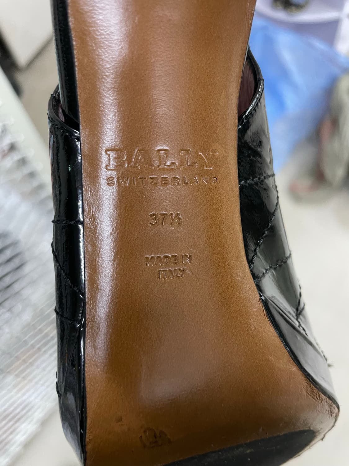 발리 슬링백 레더 펌프스 37.5 상품이미지8