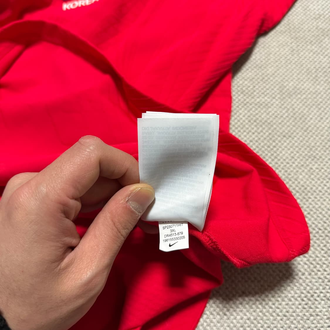 나이키 대한민국 축구 국대 트레이닝 탑 상품이미지6