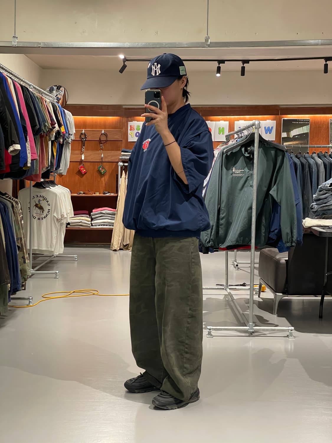 빈티지 반팔 바람막이 웜업 상품이미지4