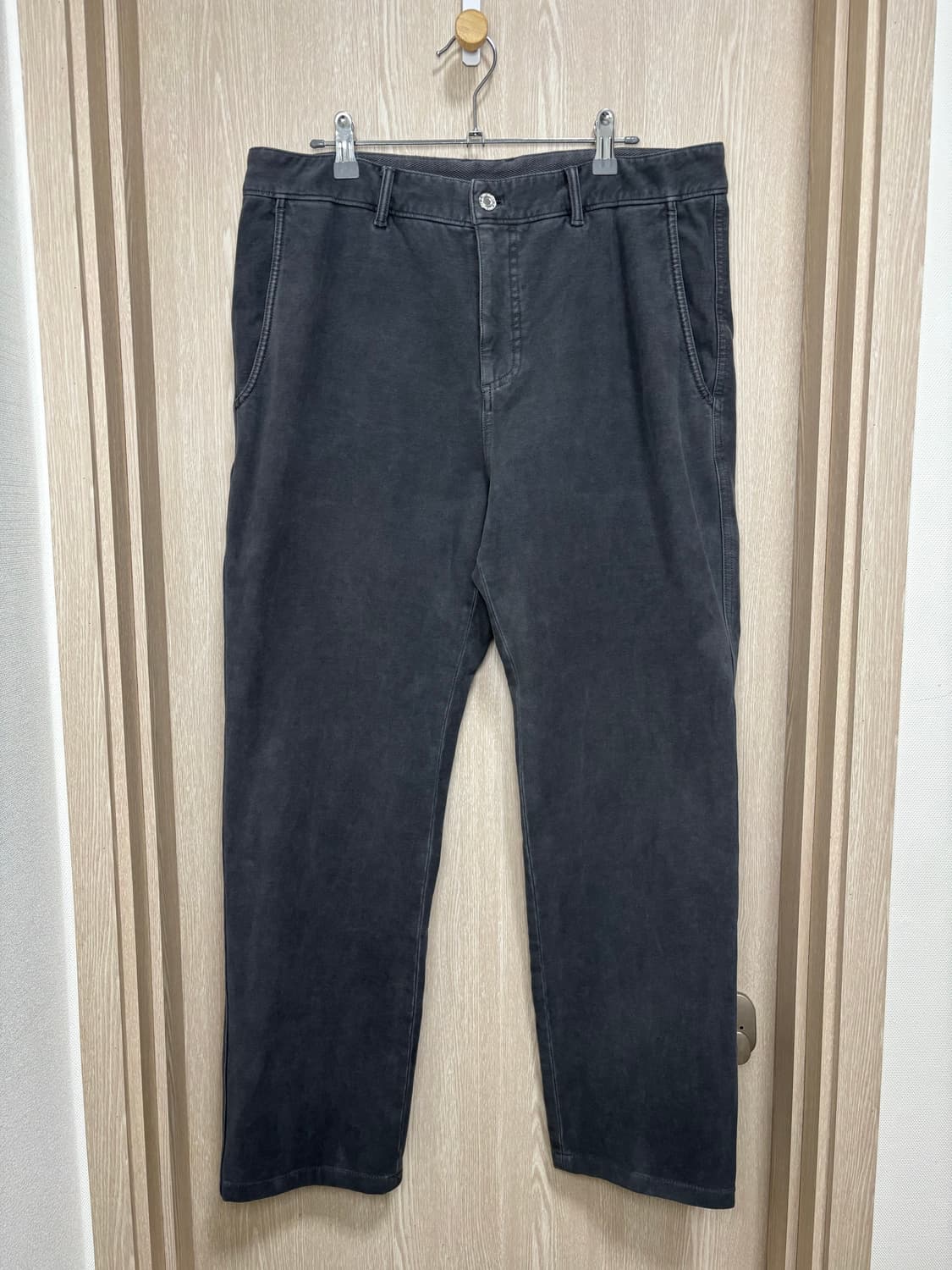 타임옴므 브러시드 워싱 스트레이트 팬츠86(34)/다크그레이 상품이미지1