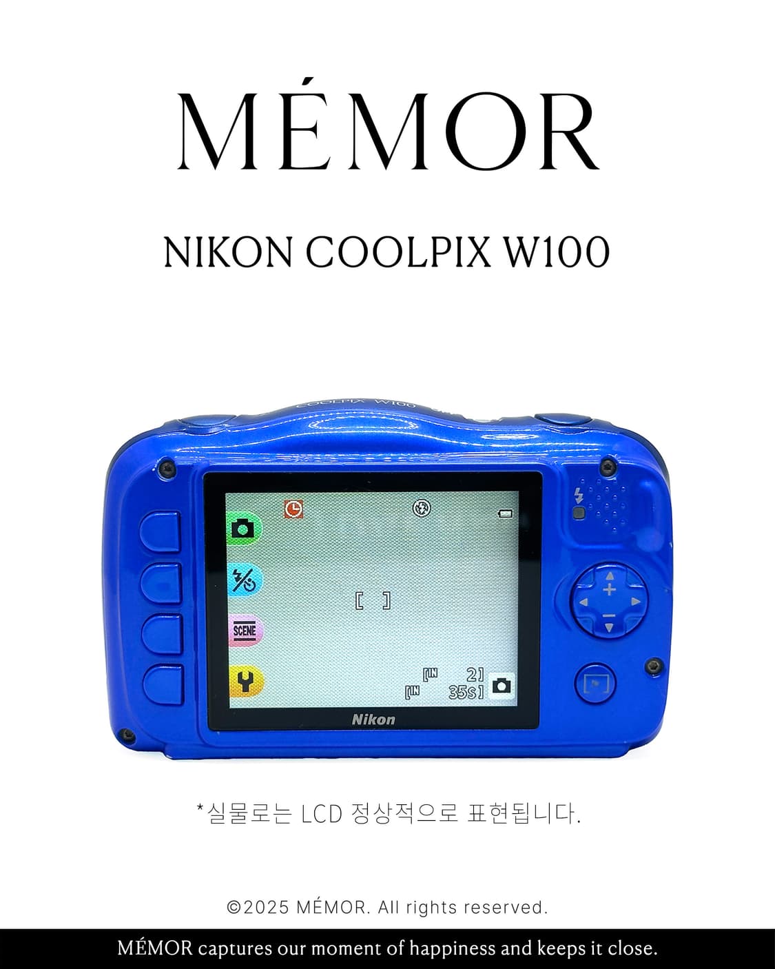 찰스엔터님사용/방수기능💦NIKON COOLPIX W100 니콘 디카 상품이미지5