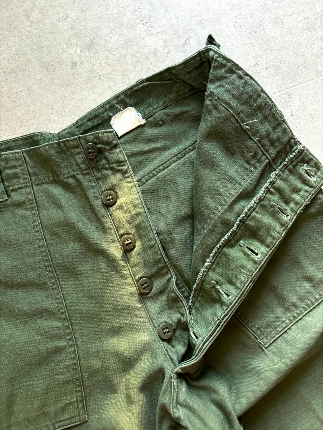 60's 미군 OG 107 퍼티그 팬츠 M(30~32) 전기형 상품이미지4