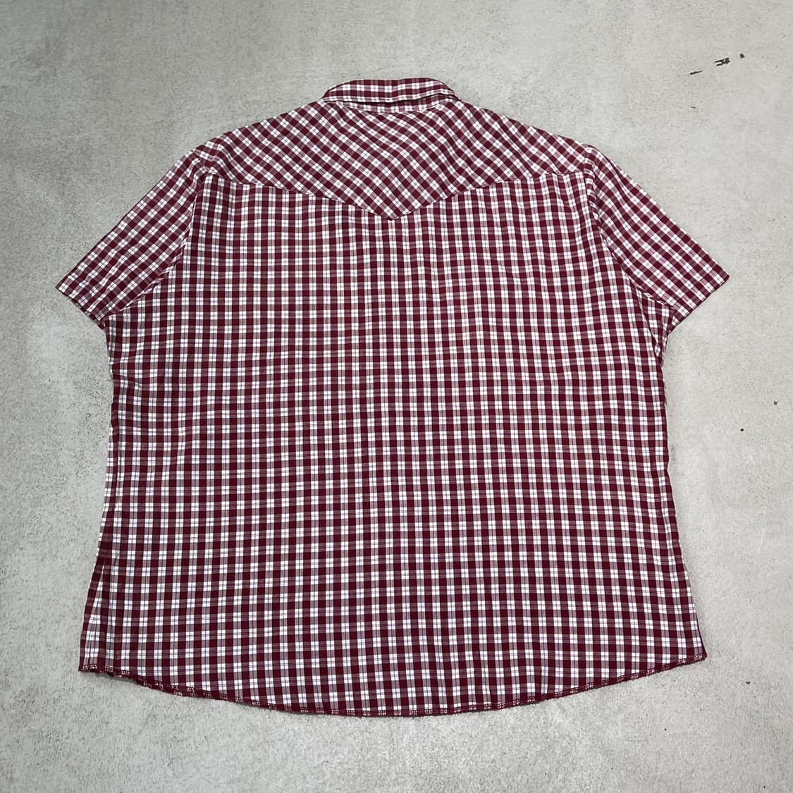 랭글러 웨스턴 체크하프셔츠 s10596 상품이미지2