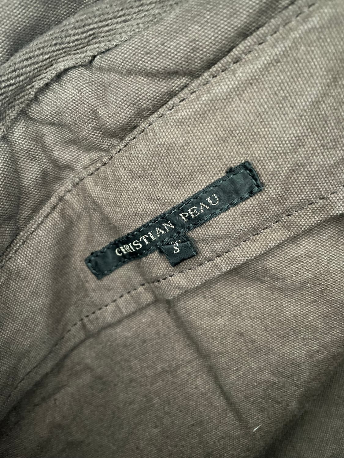 크리스찬포 워시드 캔버스 백 상품이미지4