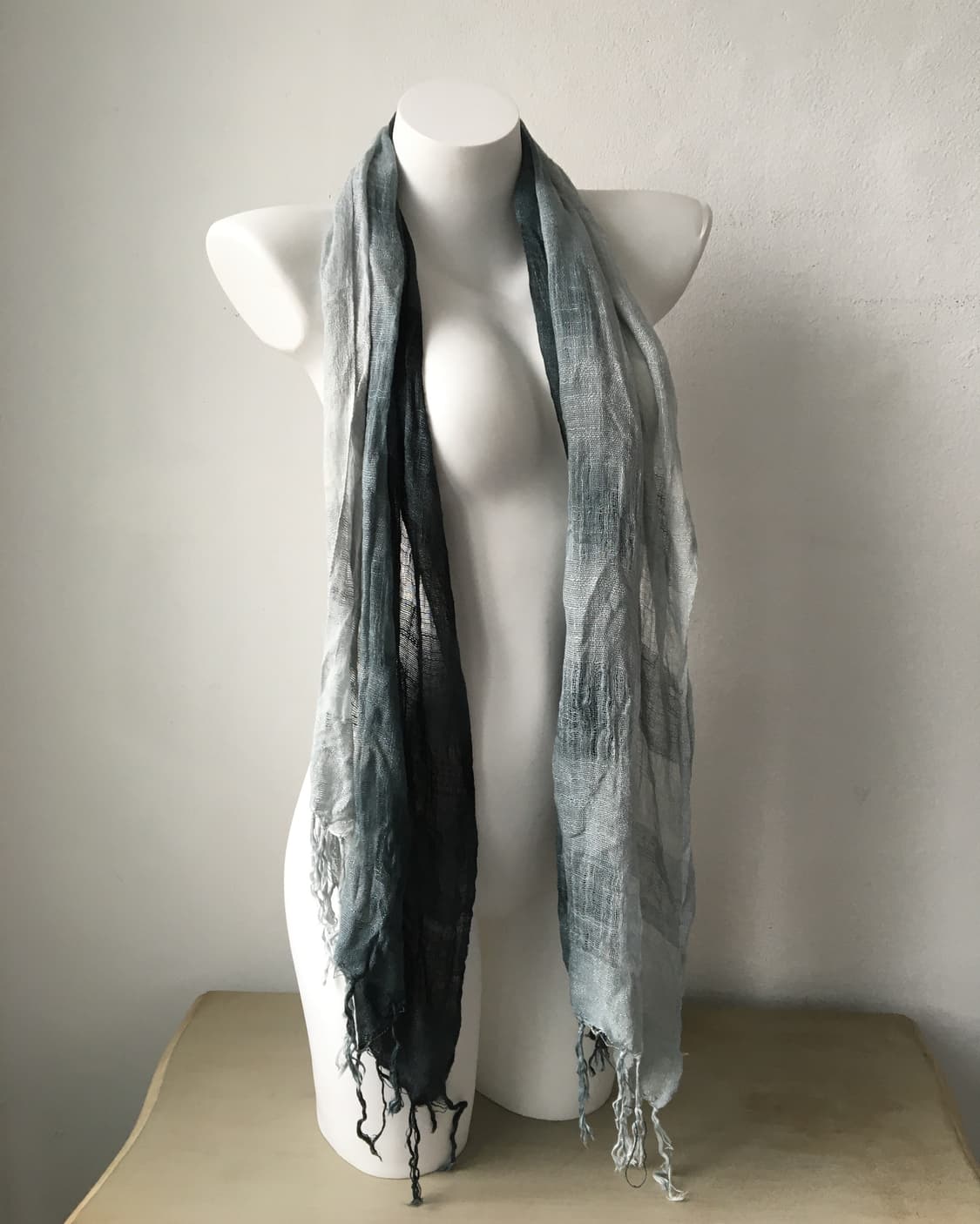 dyed pattern scarf 상품이미지3