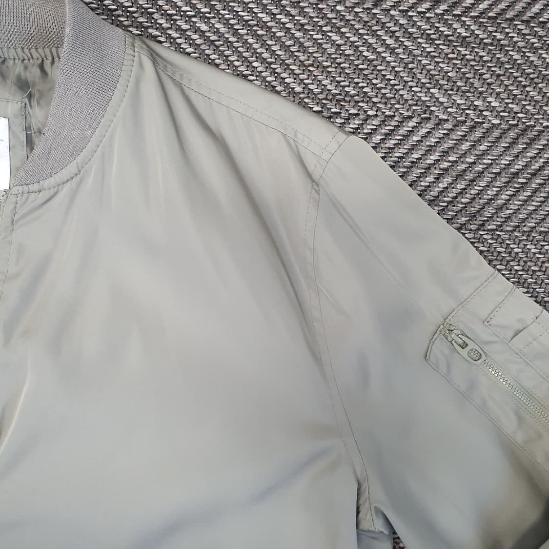 버쉬카 얇은 봄버 집업자켓 남자105 상품이미지3