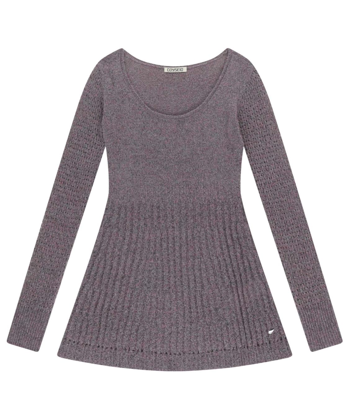 코이세이오 소프트 벨 니트 퍼플 coyseio soft bell knit 상품이미지1