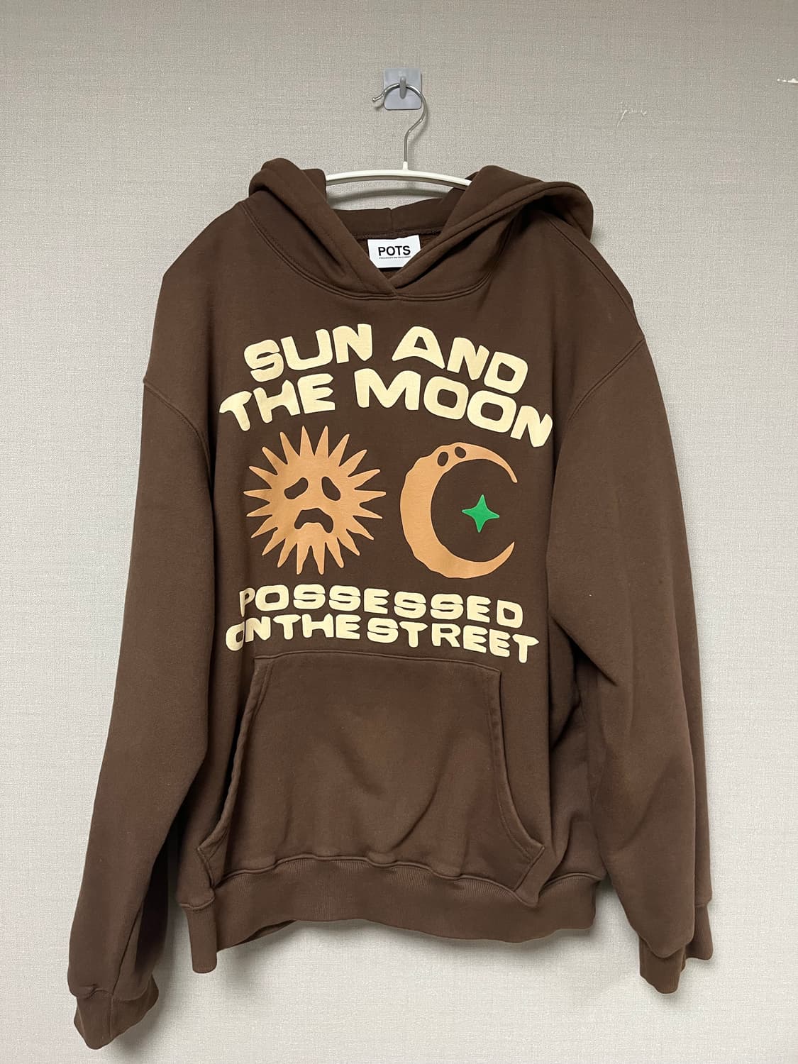 pots 올데이 후드 브라운 상품이미지1