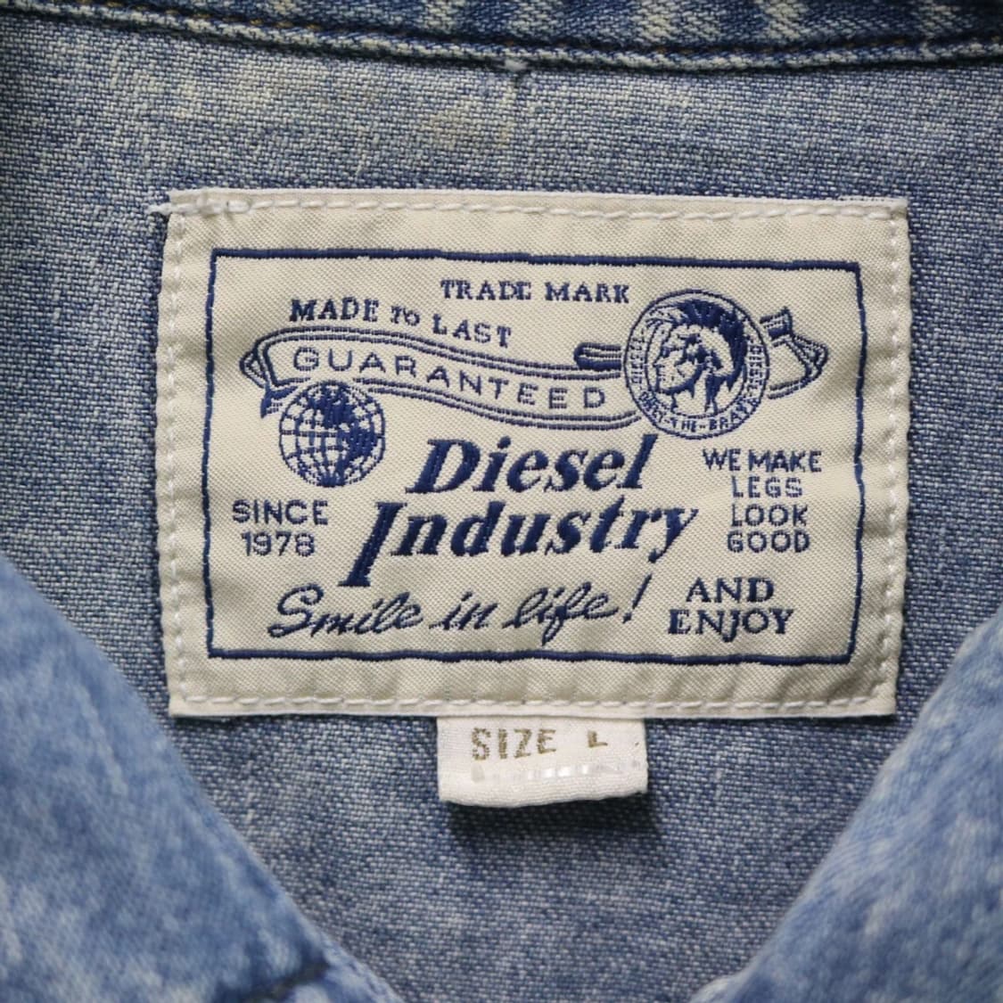 디젤 나염 데님 셔츠 65531 상품이미지9