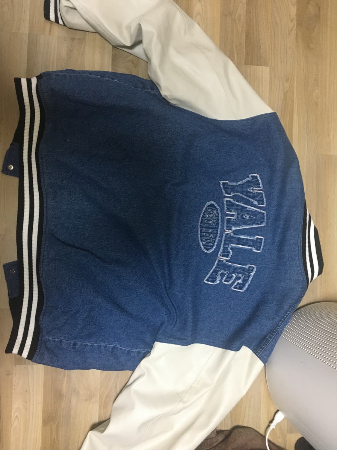 예일 데님 바시티 자켓 상품이미지3